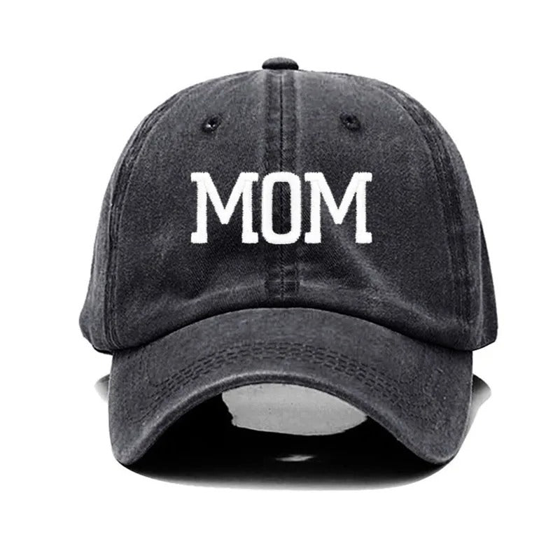 DAD MOM Embroidery Baseball Cap Fashion Women Men Hat Sport Visors Snapback Cap Sun Hat Breathable Outdoor Caps