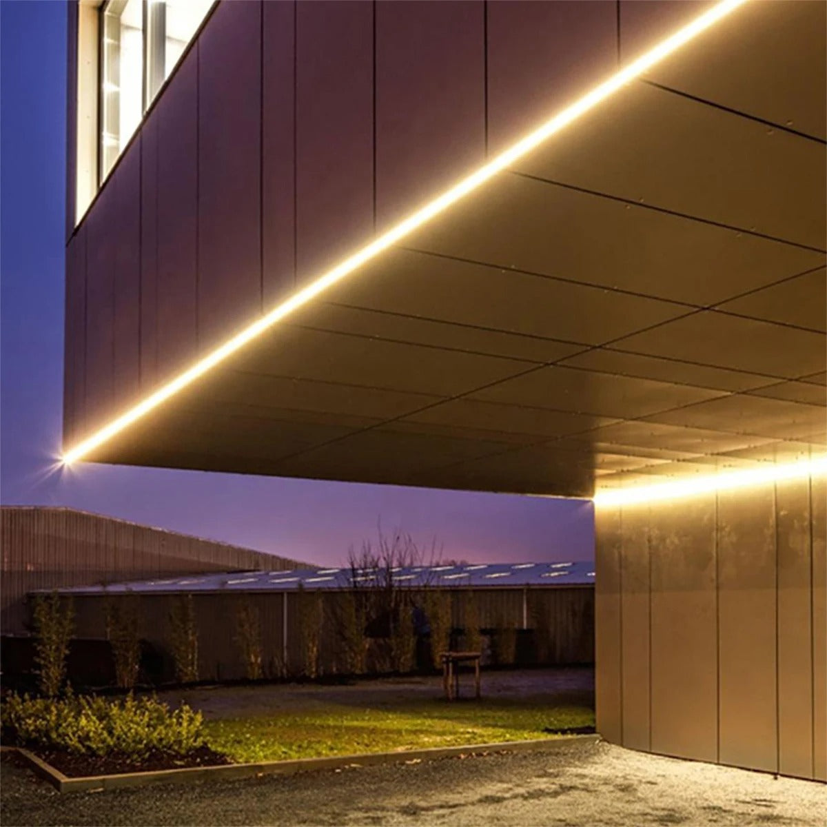 110V 220V Cob LED Tape Outdoor Waterproof Christmas Decor 5/10/20/30M Neon Led Strip with Switch Garden Lights For Kitchen Room